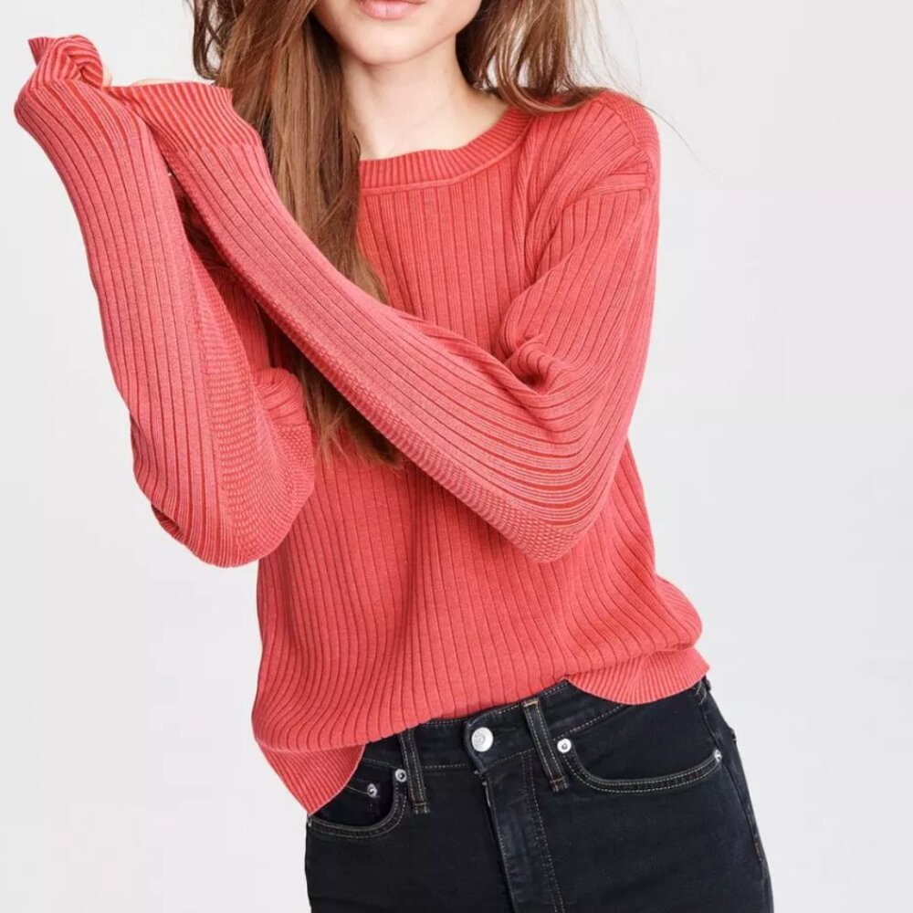 Rag & Bone Red Irwin Sweater X-Small